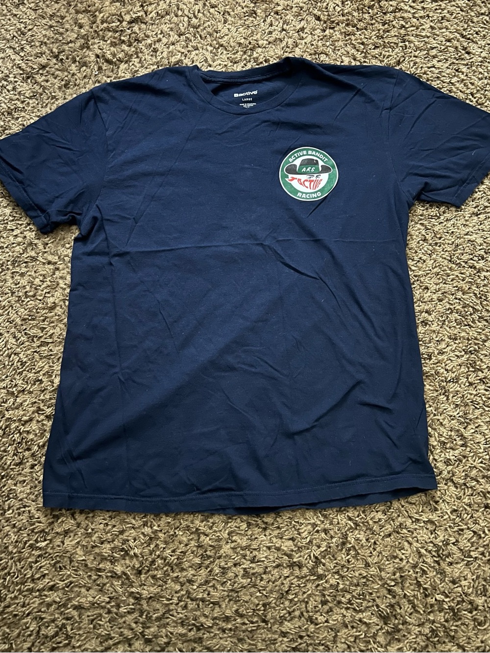 Active Ride Shop Navy Short Sleeve Logo Tee